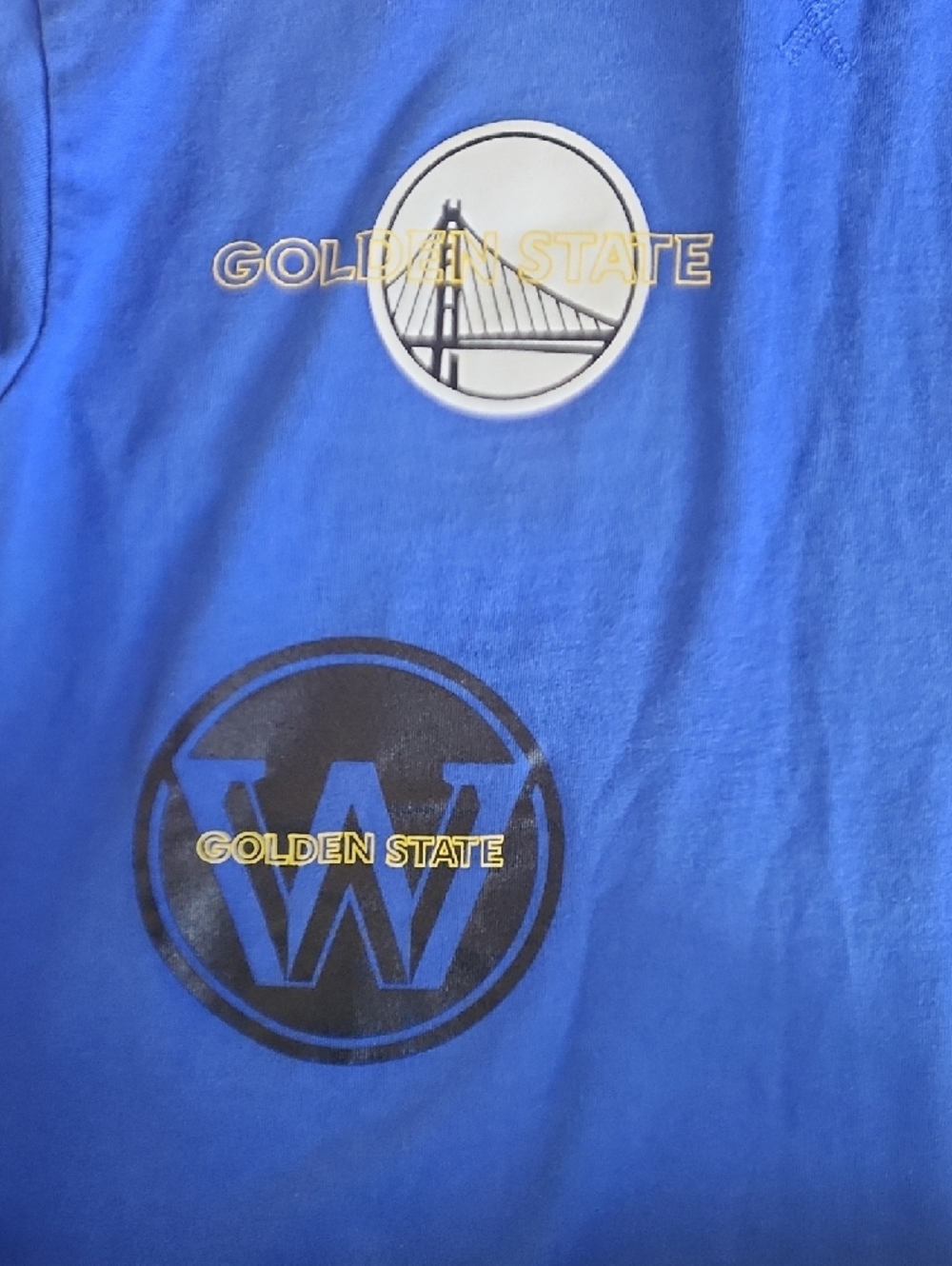 Express Blue Hoodie Long Sleeves with Golden State Warriors Logo Small - Picture 5 of 17